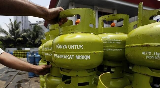 Gas LPG 3Kg subsidi yang dikenakan pajak selisih HET.