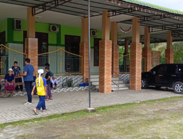 Masjid An Nur di lokasi pondok pesantren tempat korban dibakar santrinya.