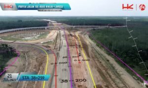 Pengerjaan Proyek Tol Binjai-Langsa yang ditargetkan rampung akhir tahun 2024.