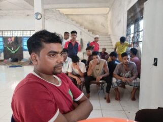 Salah seorang pengungsi Rohingya bernama Amin yang menceritakan rekannya kabur dari Gedung Nasional Tanjung Pura.