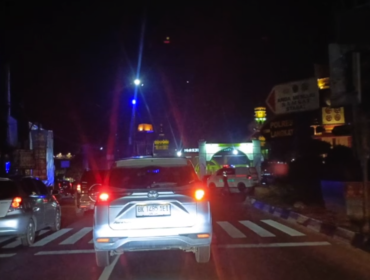 Traffic Light di Simpang Kantor Bupati Langkat yang padam.