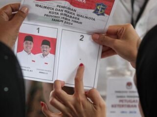 Pilkada Surabaya, 1 paslon melawan kotak kosong. (foto: ist)