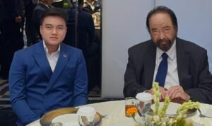 Ricky Anthony bersama Ketua Umum Partai NasDem Surya Paloh beberapa waktu lalu