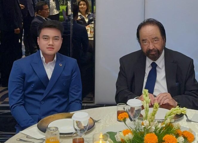 
Ricky Anthony bersama Ketua Umum Partai NasDem Surya Paloh beberapa waktu lalu.