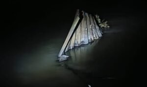 Sheet Pile baja di aliran sungai di Desa Perdamaian, Kecamatan Binjai, Langkat yang digasak maling
