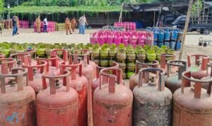 Gas nonsubsidi hasil konversi yang siap diedarkan