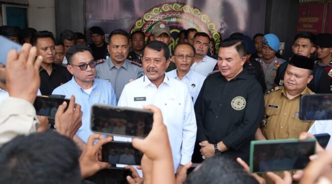 Dirjenpas Mashudi saat mengujungi Lapas Kutacane dan berdialog dengan WBP.