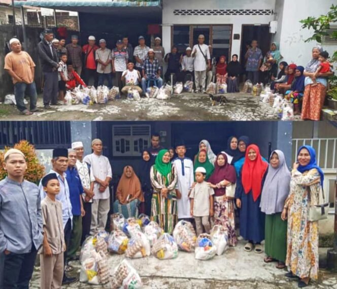 
Berbagi Sembako Ramadhan, Tokoh Masyarakat M. Arif Tanjung Sambangi Sudirejo dan Helvetia