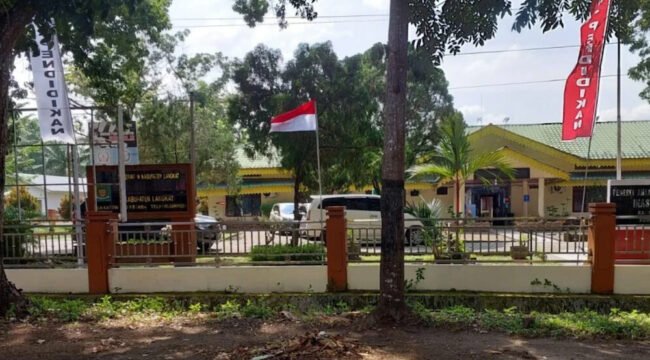 Kantor Dinas Pendidikan Kabupaten Langkat.