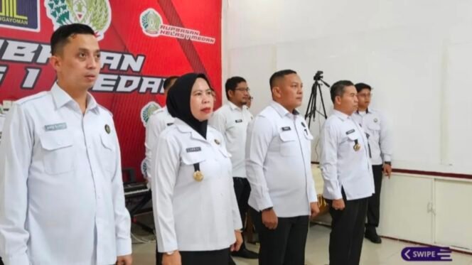 
Karutan Kelas I Medan Andi Surya Hadiri Pelantikan Pejabat Manajerial Pemasyarakatan di Kanwil Ditjenpas Sumut