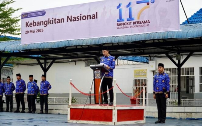 
Rutan Kelas I Medan, Laksanakan Upacara Bendera Peringatan Hari Kebangkitan Nasional