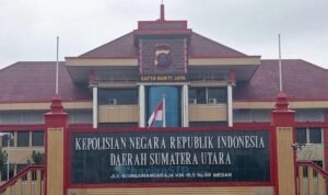 Mapolda Sumatera Utara di Jl SM Raja, Medan