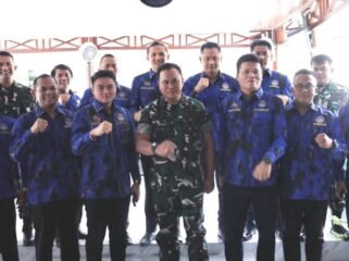Pangdam I/BB Mayjen Rio Firdianto usai menerima silaturrahmi Ketua DPW KOMBAT Sumut yang juga merupakan Pimpinan DPRD Sumut.