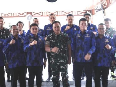 Pangdam I/BB Mayjen Rio Firdianto usai menerima silaturrahmi Ketua DPW KOMBAT Sumut yang juga merupakan Pimpinan DPRD Sumut.